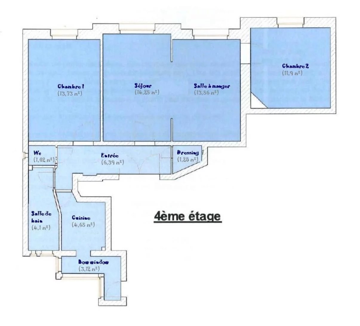 Appartement 3 pièces 75 m² · à Paris · 74,5 m² · 900 000 €